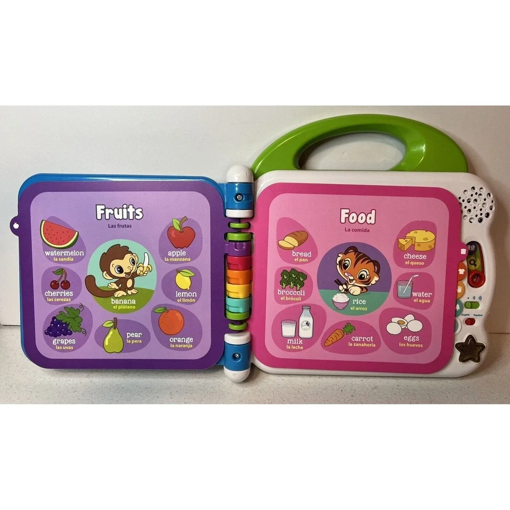 LeapFrog Learning Friends 100 Words Electronic Book Toddler Toy TESTED Works